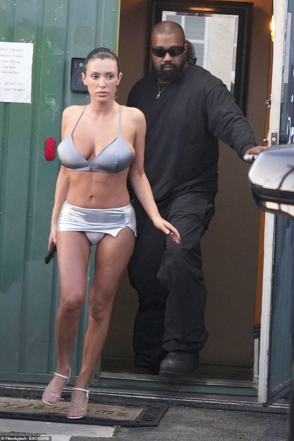Kanye West's New Muse: Bianca Censori dazzles in Kim-inspired metallic dress
