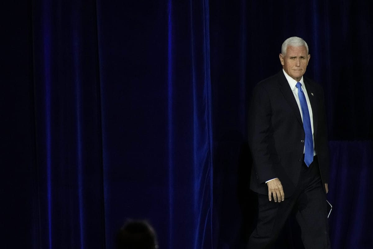 Pence marks final break from the Trumpism he once championed