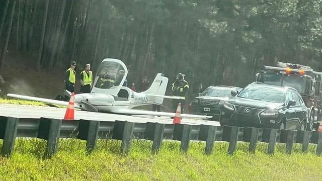 Small Plane Clips 2 Vehicles in NC Highway Landing, Miraculously No Injuries Sustained