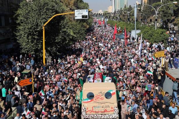 "Death to Israel, Death to America", Iranians Make Cryptic Chants, US Warns Iran